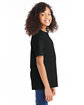 Hanes Youth Perfect-T T-Shirt black ModelSide