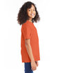 Hanes Youth Perfect-T T-Shirt orange ModelSide