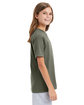 Hanes Youth Perfect-T T-Shirt fatigue green ModelSide