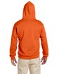 Jerzees Adult Super Sweats® NuBlend® Fleece Pullover Hooded Sweatshirt safety orange ModelBack
