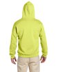 Jerzees Adult Super Sweats® NuBlend® Fleece Pullover Hooded Sweatshirt safety green ModelBack