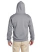 Jerzees Adult Super Sweats® NuBlend® Fleece Pullover Hooded Sweatshirt oxford ModelBack