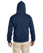 Jerzees Adult Super Sweats® NuBlend® Fleece Pullover Hooded Sweatshirt j navy ModelBack