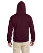 Jerzees Adult Super Sweats® NuBlend® Fleece Pullover Hooded Sweatshirt maroon ModelBack