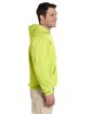 Jerzees Adult Super Sweats® NuBlend® Fleece Pullover Hooded Sweatshirt safety green ModelSide
