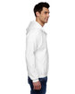Jerzees Adult Super Sweats NuBlend Fleece Full-Zip Hooded Sweatshirt white ModelSide