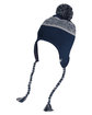 J America Backcountry Knit Pom Hat navy ModelQrt