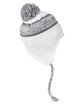 J America Backcountry Knit Pom Hat white ModelSide