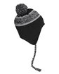 J America Backcountry Knit Pom Hat black ModelSide