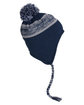 J America Backcountry Knit Pom Hat navy ModelSide