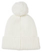 J America Swap-a-Pom Knit Hat white ModelBack
