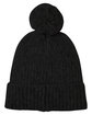 J America Swap-a-Pom Knit Hat black ModelBack