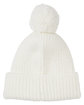 J America Swap-a-Pom Knit Hat white ModelSide