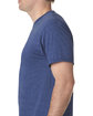 Bayside Adult Adult Heather Ring-Spun Jersey T-Shirt  ModelSide