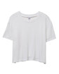 Alternative Ladies' Headliner Cropped T-Shirt WHITE FlatFront