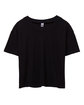 Alternative Ladies' Headliner Cropped T-Shirt black FlatFront