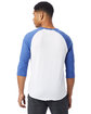 Alternative Men's Vintage Keeper Baseball T-Shirt white/ vnt royal ModelBack