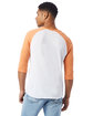 Alternative Men's Vintage Keeper Baseball T-Shirt WHITE/ STHRN ORN ModelBack
