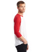 Alternative Men's Vintage Keeper Baseball T-Shirt white/ red ModelSide