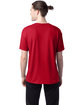 Hanes Unisex 50/50 T-Shirt DEEP RED ModelBack