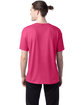 Hanes Unisex 50/50 T-Shirt WOW PINK ModelBack