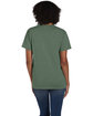 Hanes Unisex 50/50 T-Shirt HEATHER GREEN ModelBack