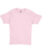 Hanes Unisex 50/50 T-Shirt PALE PINK FlatFront