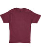 Hanes Unisex 50/50 T-Shirt MAROON FlatFront