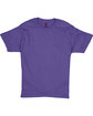 Hanes Unisex 50/50 T-Shirt PURPLE FlatFront