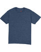 Hanes Unisex 50/50 T-Shirt HEATHER NAVY FlatFront