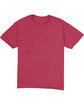 Hanes Unisex 50/50 T-Shirt HEATHER RED FlatFront