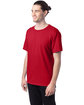 Hanes Unisex 50/50 T-Shirt DEEP RED ModelQrt