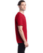 Hanes Unisex 50/50 T-Shirt DEEP RED ModelSide