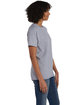 Hanes Unisex 50/50 T-Shirt LIGHT STEEL ModelSide