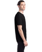 Hanes Unisex 50/50 T-Shirt BLACK ModelSide