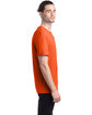 Hanes Unisex 50/50 T-Shirt ORANGE ModelSide