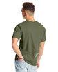 Hanes Unisex Beefy-T® T-Shirt FATIGUE GREEN ModelBack