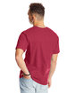 Hanes Unisex Beefy-T® T-Shirt HEATHER RED ModelBack