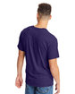 Hanes Unisex Beefy-T® T-Shirt GRAPE SMASH HTHR ModelBack