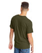 Hanes Unisex Beefy-T® T-Shirt MILITARY GRN HTH ModelBack