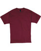 Hanes Unisex Beefy-T® T-Shirt MAROON FlatFront