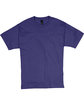 Hanes Unisex Beefy-T® T-Shirt PURPLE FlatFront