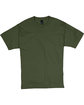 Hanes Unisex Beefy-T® T-Shirt FATIGUE GREEN FlatFront