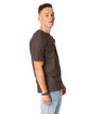Hanes Unisex Beefy-T® T-Shirt HEATHER BROWN ModelSide