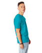 Hanes Unisex Beefy-T® T-Shirt TEAL ModelSide