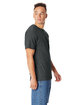 Hanes Unisex Beefy-T® T-Shirt charcoal heather ModelSide