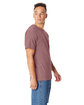 Hanes Unisex Beefy-T® T-Shirt MAUVE PEPR HTHR ModelSide