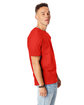 Hanes Unisex Beefy-T® T-Shirt poppy red ModelSide