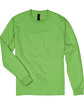 Hanes Adult Long-Sleeve Beefy-T lime FlatFront