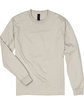 Hanes Adult Long-Sleeve Beefy-T sand FlatFront